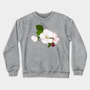 Apple blossom. Time for love and romance. Crewneck Sweatshirt